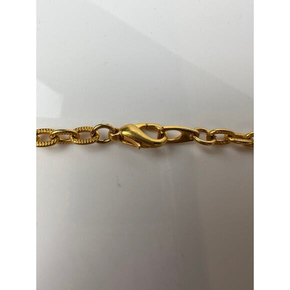 Vintage Goldtone Sunflower Pendant Chain Necklace 30" Hippie Boho Art Teacher - Picture 5 of 6